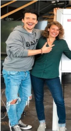 Sven Gold with his rumor girlfriend in TED x show